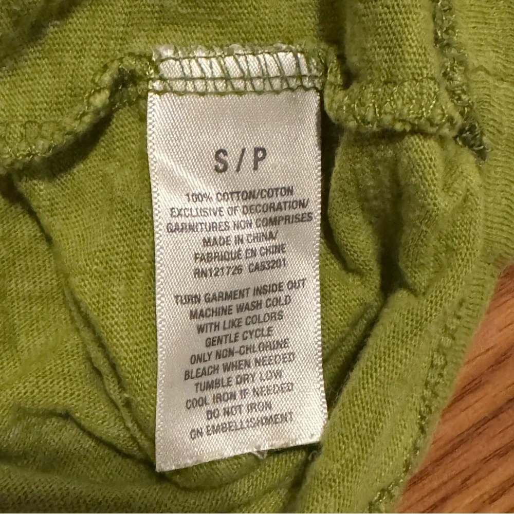 Aeropostale 87 Lime Green Knit Top‎ Size S NWOT Y2k 2000’s Classic - Picture 4 of 6